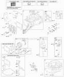 Cams Crankshaft Cylinder Engine Sump KitGaskets Lubrication Piston Group Valves Diagram and Parts List for 12J702-0639-01  Briggs and Stratton Engine